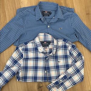 Vineyard Vines Boys Performance Button Down Shirts Size 7. Like new!